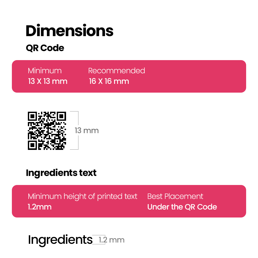 wine label dimensions